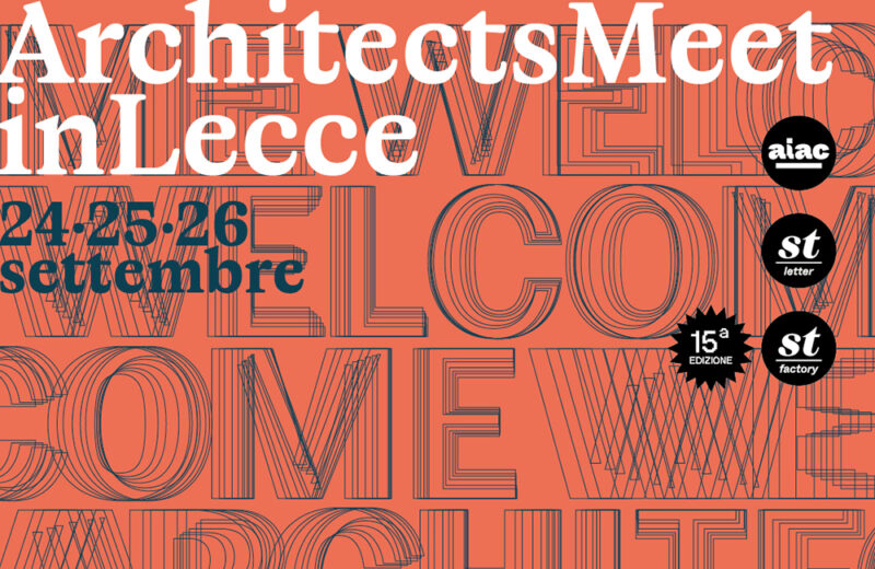 Architects meet in Lecce 2026
